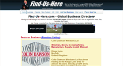 Desktop Screenshot of find-us-here.com